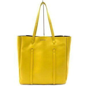 BALENCIAGA Tote Leather Yellow